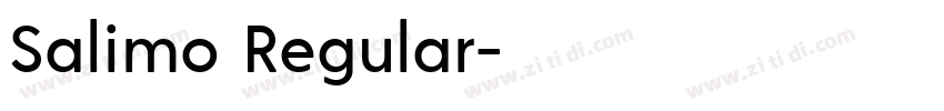 Salimo Regular字体转换 Salimo Regular字体转换
